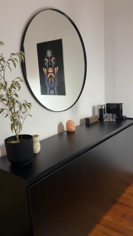 Detalle de decoración del salón